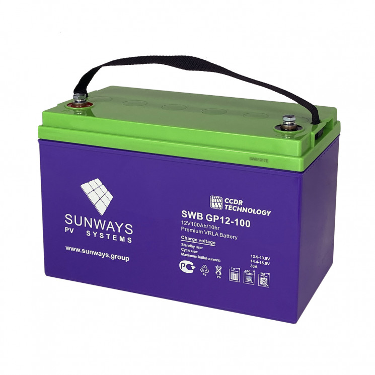 Аккумуляторная батарея SUNWAYS GP 12-100 купить в Тюмени